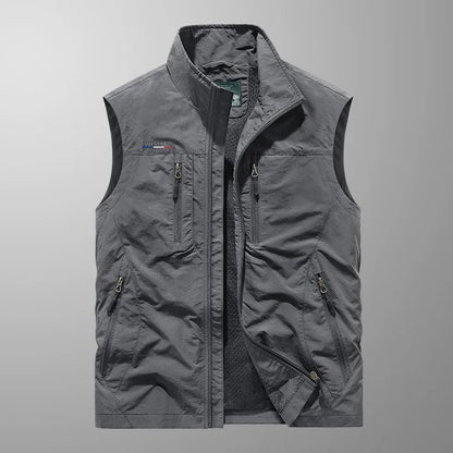 Olof™ | Andningsbar Cargo Bodywarmer med Flera Fickor
