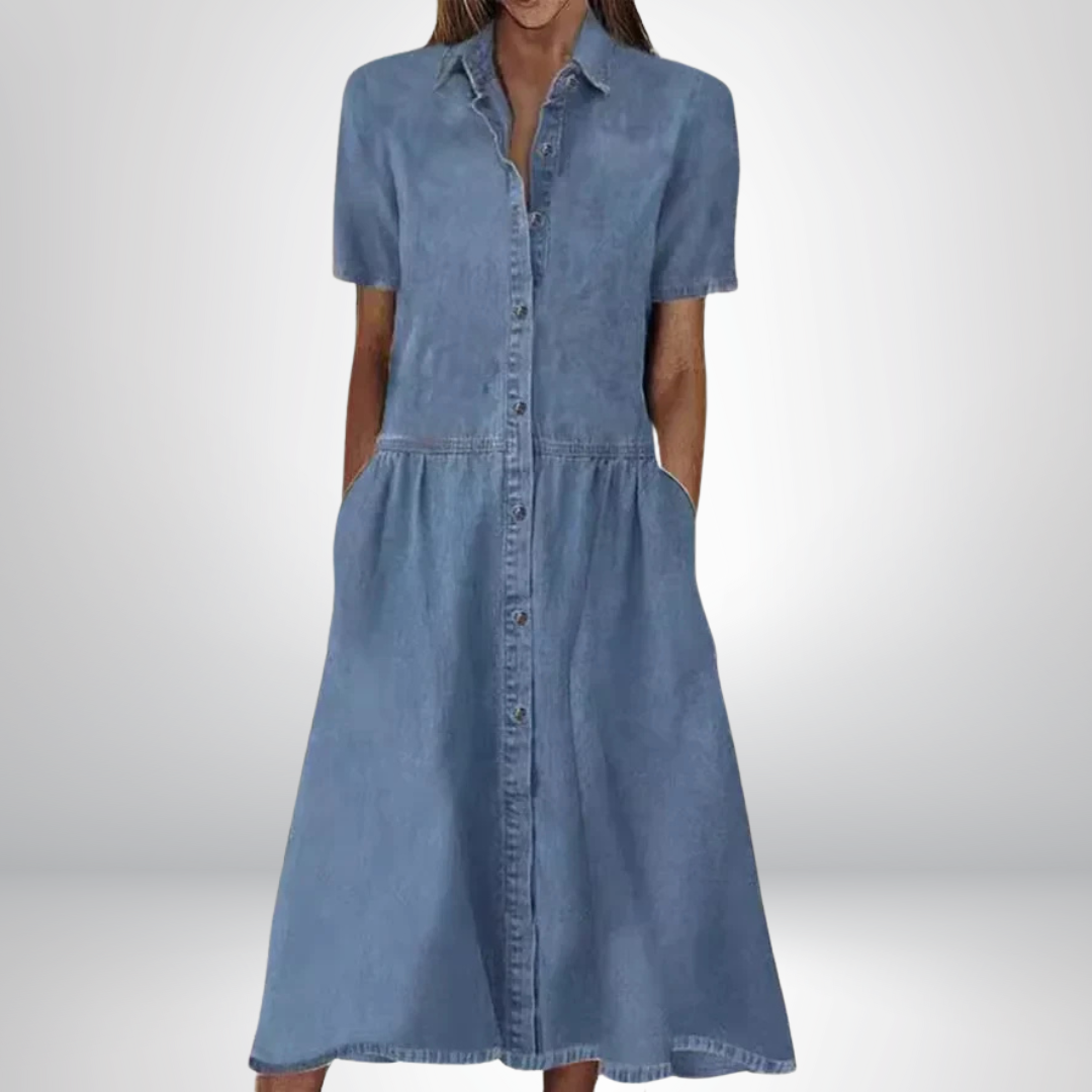 Sofia® | Stilren denimklänning