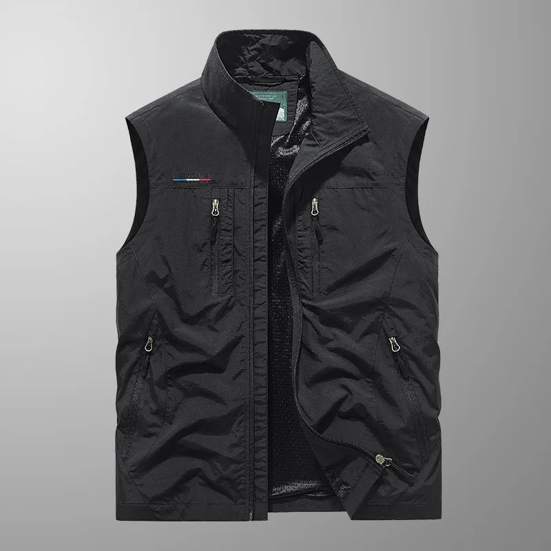 Olof™ | Andningsbar Cargo Bodywarmer med Flera Fickor