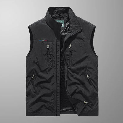 Olof™ | Andningsbar Cargo Bodywarmer med Flera Fickor