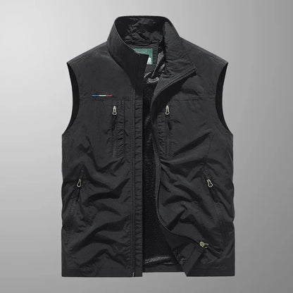 Olof™ | Andningsbar Cargo Bodywarmer med Flera Fickor