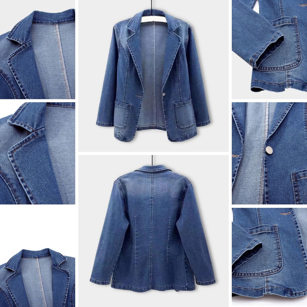 Sofia® | Stilfull denimblazer för kvinnor