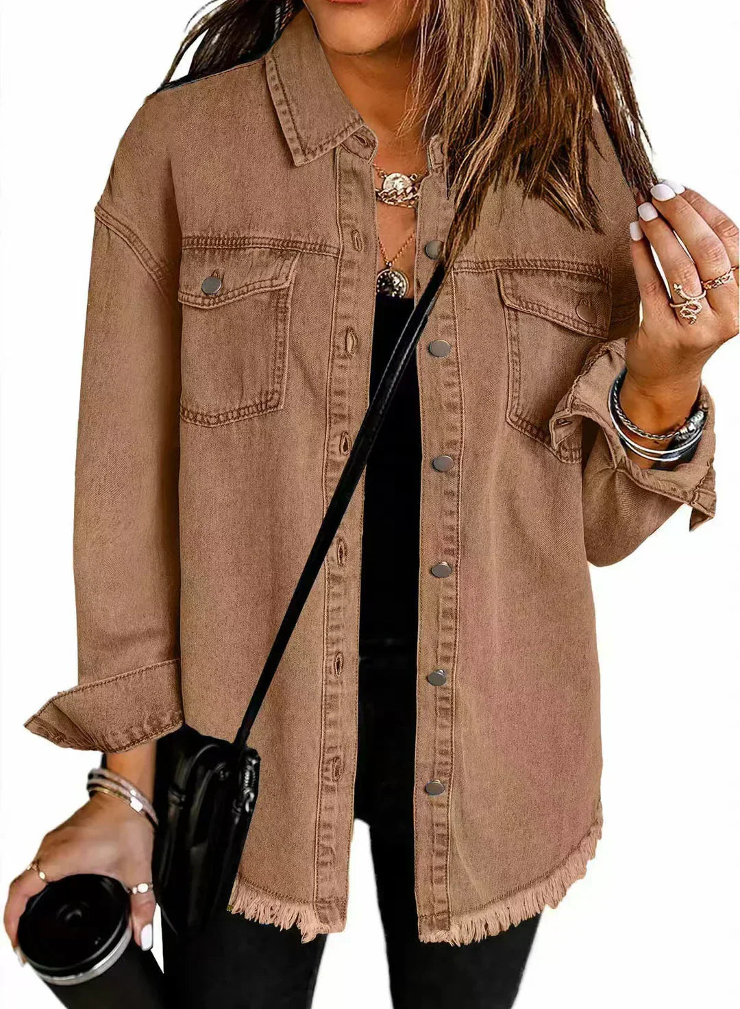 Sofia™ | Tidlös denimskjortjacka