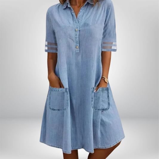 Sofia® | Denim lättviktsklänning