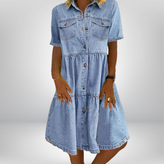 Sofia® | Boho denimklänning