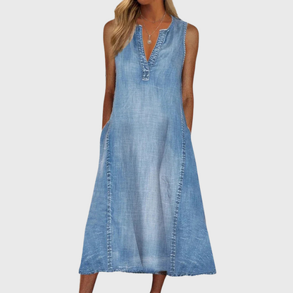 Sofia® | Denim comfort-klänning