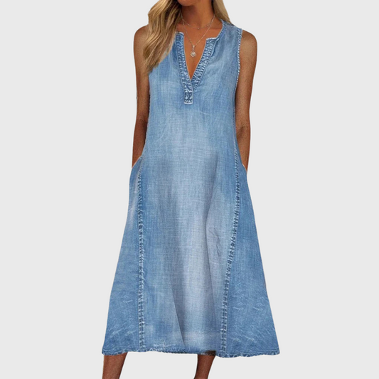 Sofia® | Denim comfort-klänning