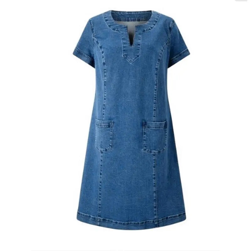 Sofia® | Mjuk denimklänning