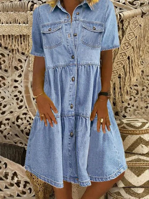 Sofia® | Boho denimklänning