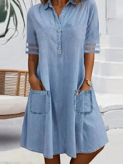 Sofia® | Denim lättviktsklänning