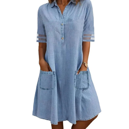 Sofia® | Denim lättviktsklänning