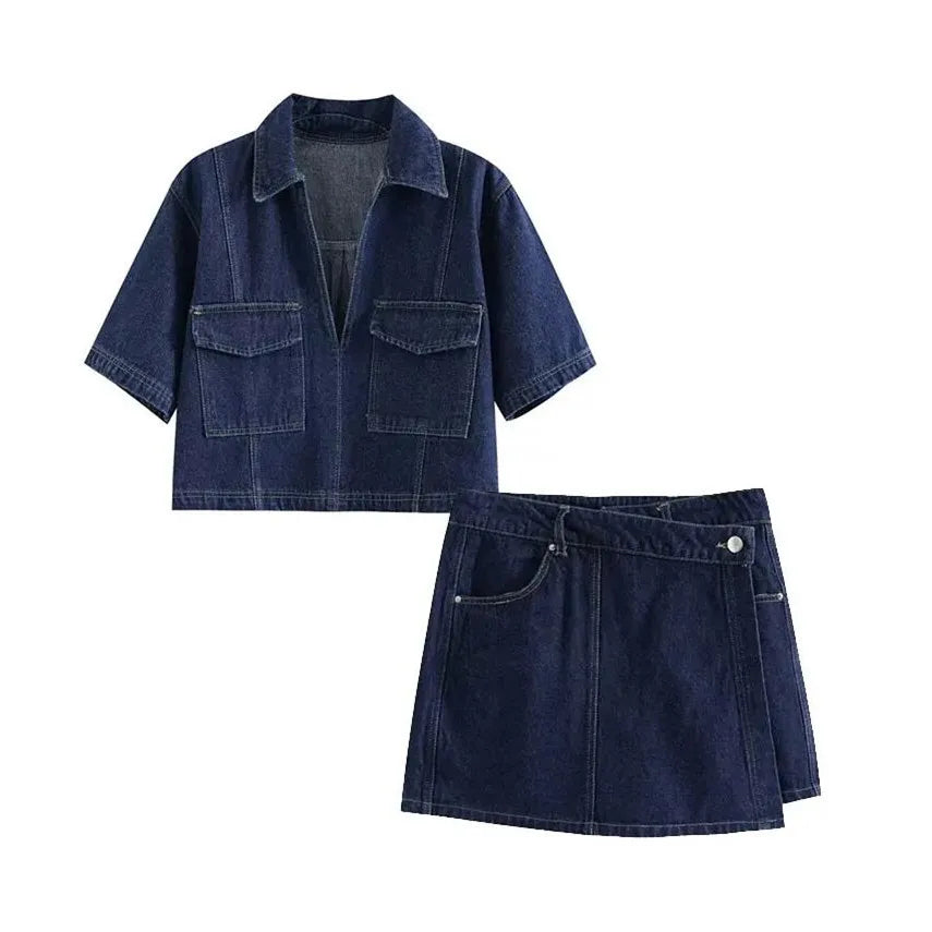Sofia® | V-ringad denimset