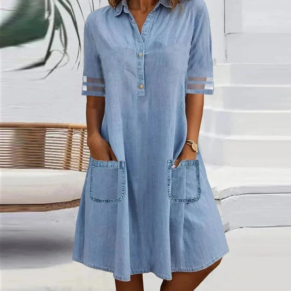 Sofia® | Denim lättviktsklänning