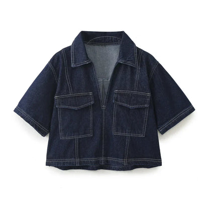 Sofia® | V-ringad denimset
