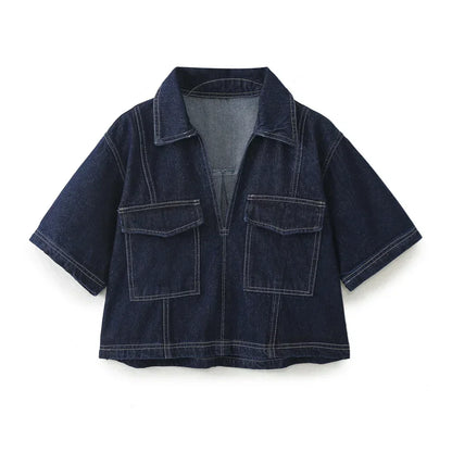 Sofia® | V-ringad denimset