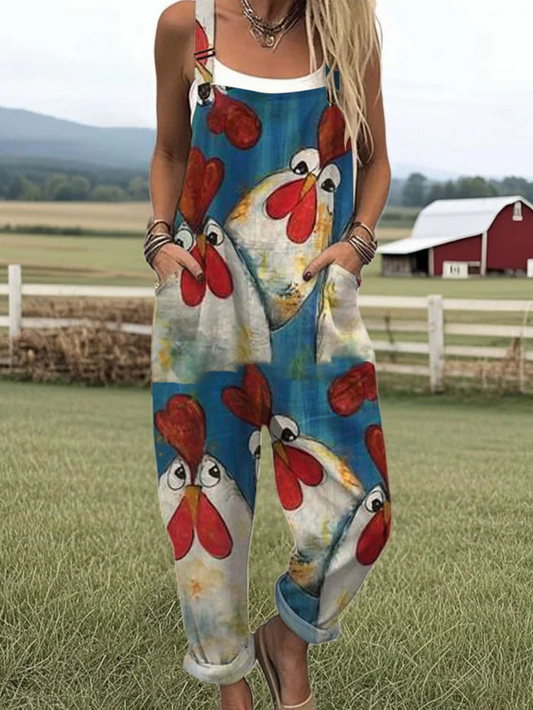 Vintage jumpsuit med vida ben – stil utan ansträngning och komfort hela dagen