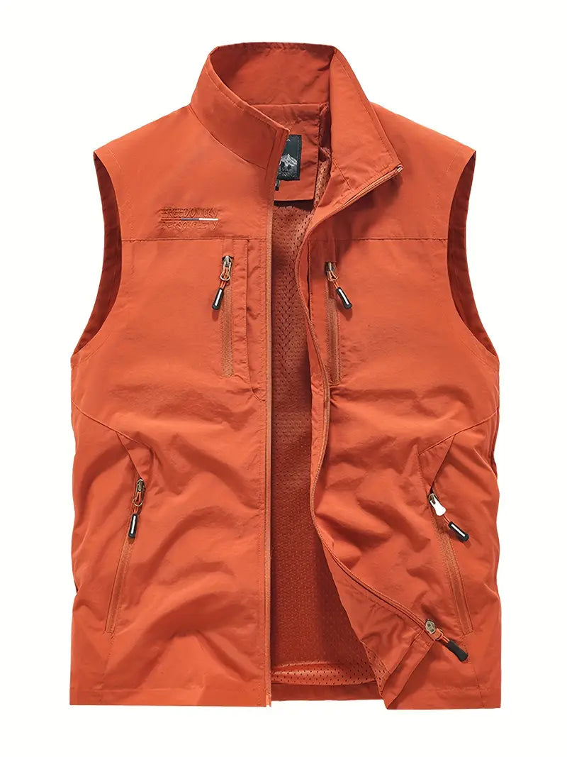 Olof™ | Andningsbar Cargo Bodywarmer med Flera Fickor