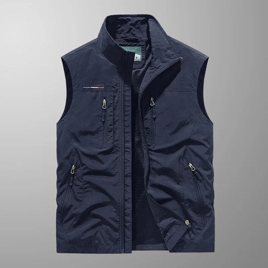 Olof™ | Andningsbar Cargo Bodywarmer med Flera Fickor