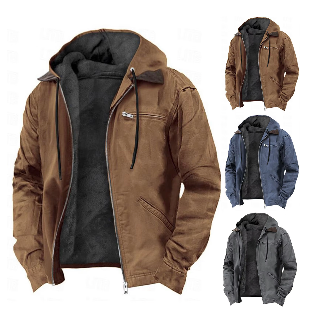 Isak™ | Klassisk Elegant Vintage Jacka med Foder